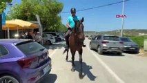 Bozcaada'da Jandarma Atlı Birlikleri Göreve Başladı