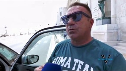 Tassista offeso dalla Lucarelli in lacrime, 'Ti denuncio'