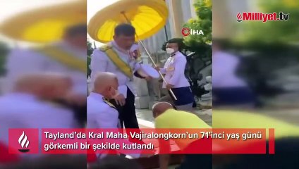 Tayland Kralı'na görkemli doğum günü kutlaması
