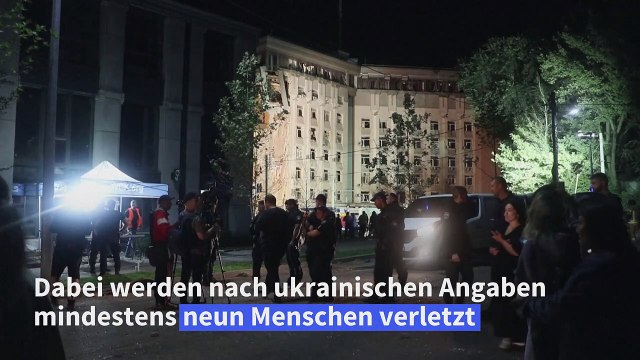 Ukraine: Verletzte bei Raketenangriff auf Wohnhaus