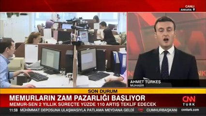 Memurların zam pazarlığı başlıyor