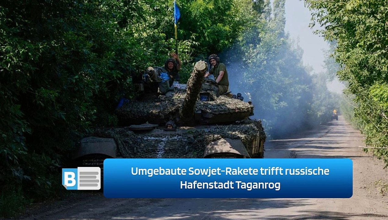 Umgebaute Sowjet-Rakete trifft russische Hafenstadt Taganrog