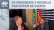 Jair Bolsonaro concede entrevista à Jovem Pan em SC