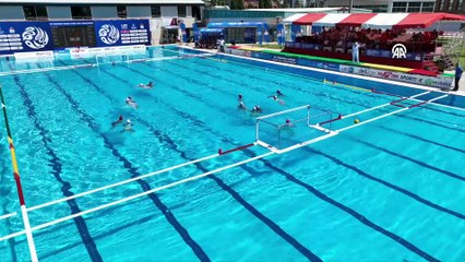 MANİSA - 17 Yaş Altı Kadınlar Avrupa Sutopu Şampiyonası - Türkiye ilk maçında Ukrayna'yı 19-6 yendi