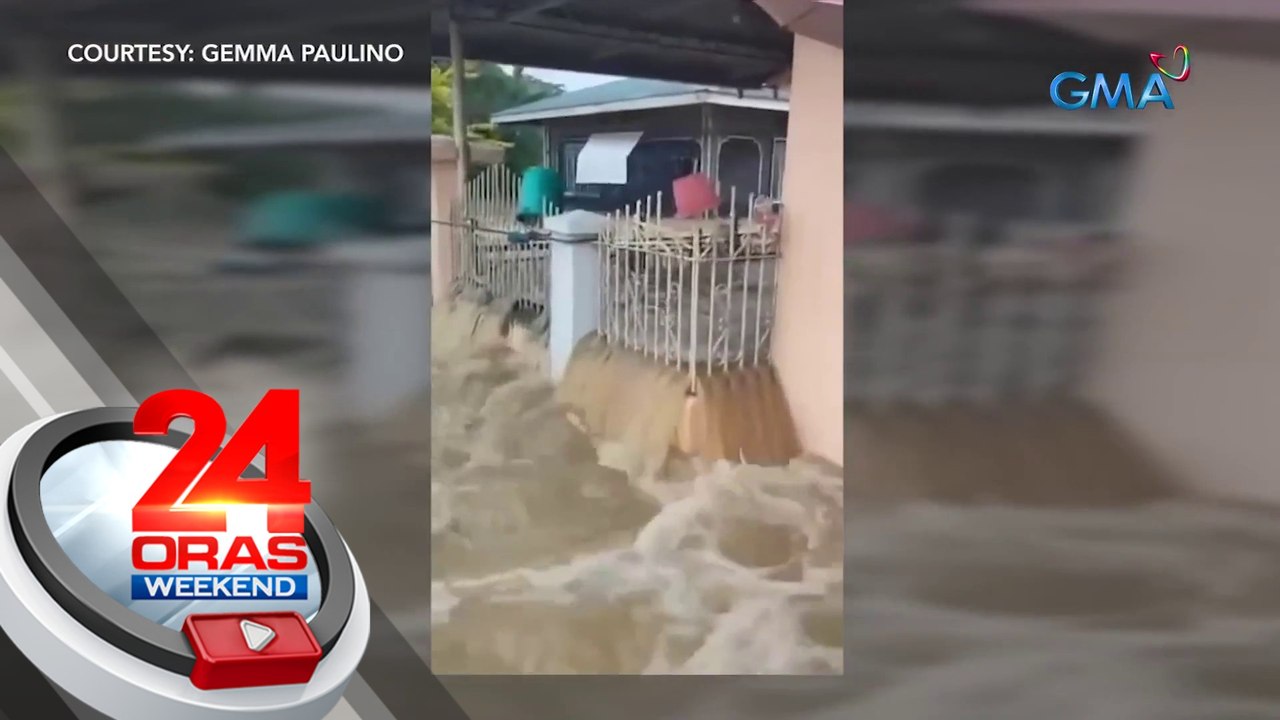 Pag-apaw ng ilog sa Candaba, Pampanga, nagpabaha | 24 Oras Weekend