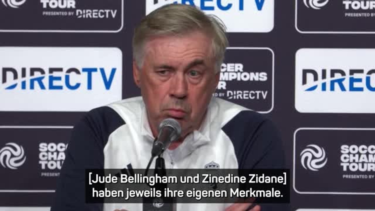 Ancelotti: Bellingham ist nicht wie Zidane