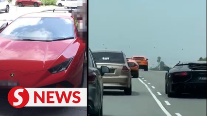 Five supercar drivers questioned by cops for reckless driving