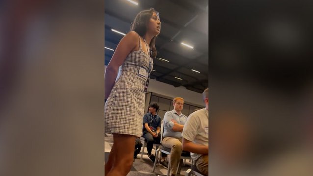 ‘Act on your promises’: Young climate activist confronts Biden administration over oil and gas pledges