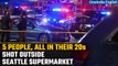 Seattle Shooting: 5 people injured, 2 critical in shooting outside supermarket | Oneindia News