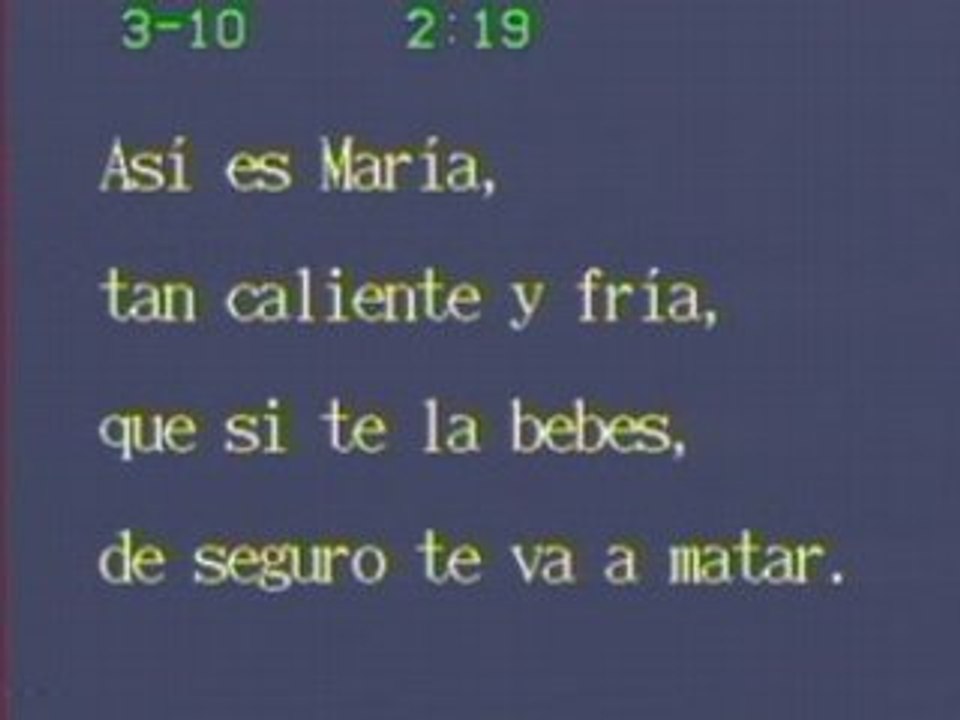 Karaoke- Ricky Martin - 1,2,3 Maria