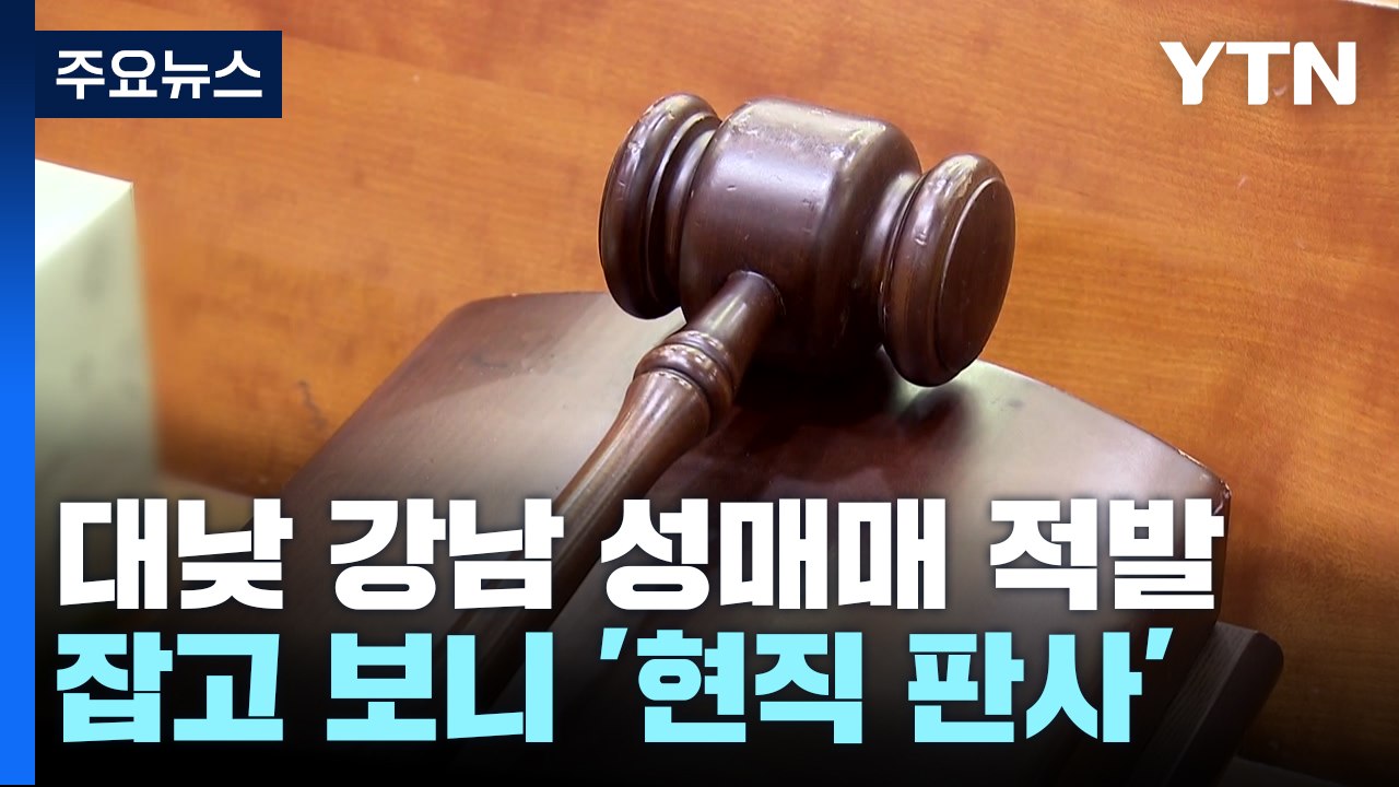 평일 대낮 강남에서 성매매 적발...잡고 보니 '현직 판사' / YTN