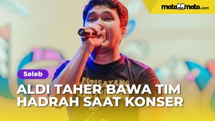 Penonton Auto Sholawatan Saat Konser, Aldi Taher Bawa Tim Hadrah ke Panggung