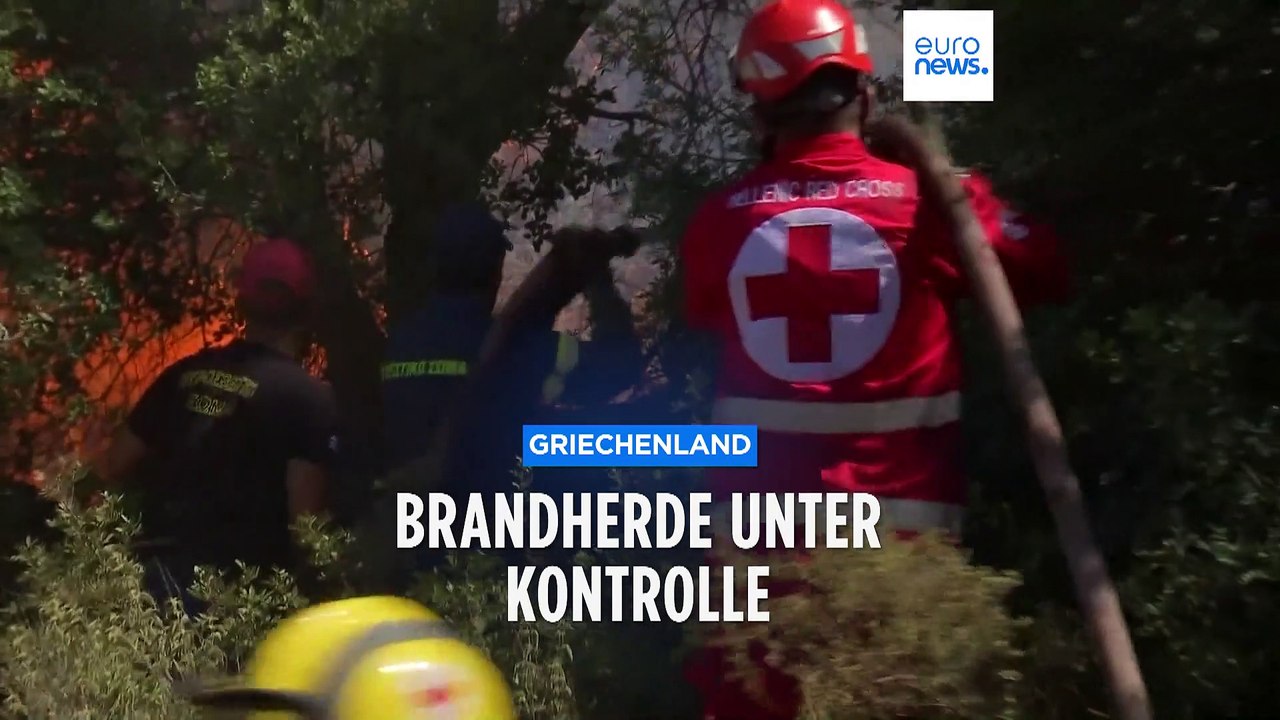 Waldbrände am Mittelmeer: Brandherde in Griechenland unter Kontrolle, über 30 Tote in Algerien