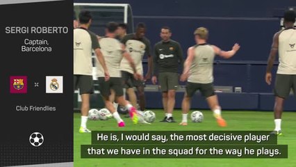 Roberto hopes 'key player' Dembele stays at Barcelona