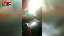 Beşiktaş'ta taksicinin müşteriye saldırı anı kamerada