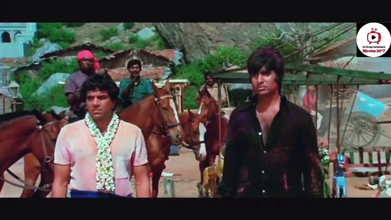 कहाँ छुपा है फौजी नंबर दो | SHOLAY (4K Video) | Dharmendra , Amitabh Bachchan, Amjad Khan #sholay