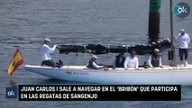 Juan Carlos I sale a navegar en el ‘Bribón’ que participa en las regatas de Sangenjo