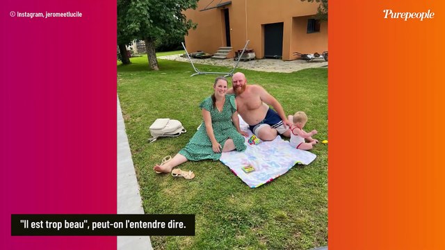 Je lui mets déjà du... : Jérôme et Lucile (ADP), la taille de leur bébé Adonis les impressionne sérieusement !