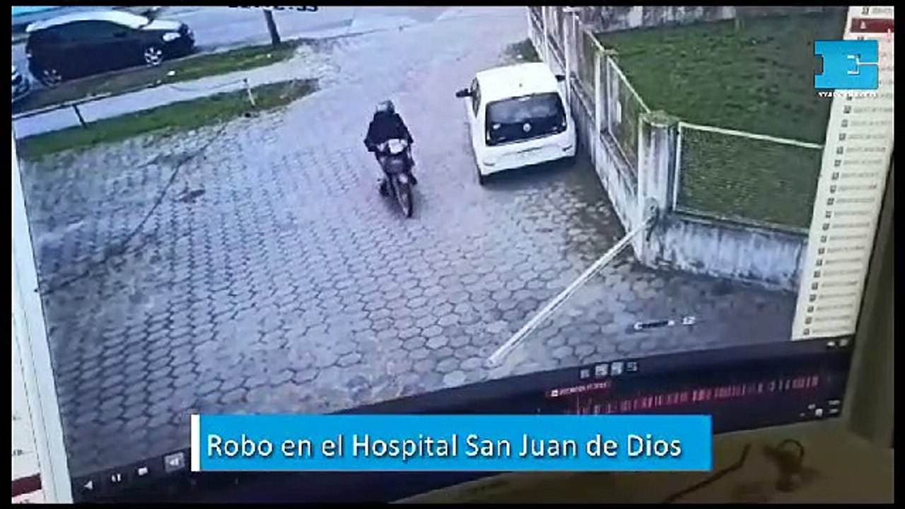 Robo a plena luz del día en el Hospital San Juan de Dios de La Plata