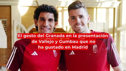 El feo gesto del Granada al Madrid en la presentación de Vallejo