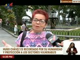 Ciudadanos caraqueños recuerdan con amor el legado del Comandante Hugo Chávez