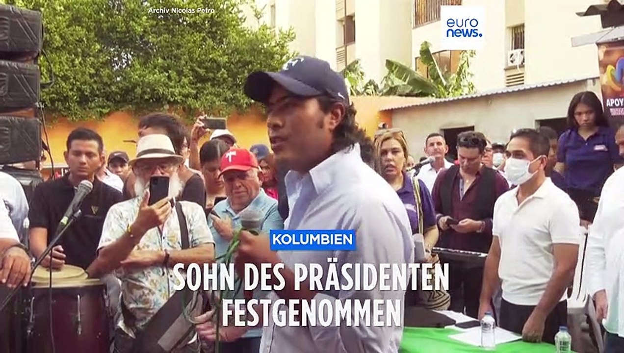Wegen Geldwäsche: Sohn des kolumbianischen Präsidenten festgenommen