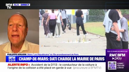 Philippe Goujon (LR): "La nuit, on n'a rien à faire sur le Champ-de-Mars à 2h ou 3h du matin"