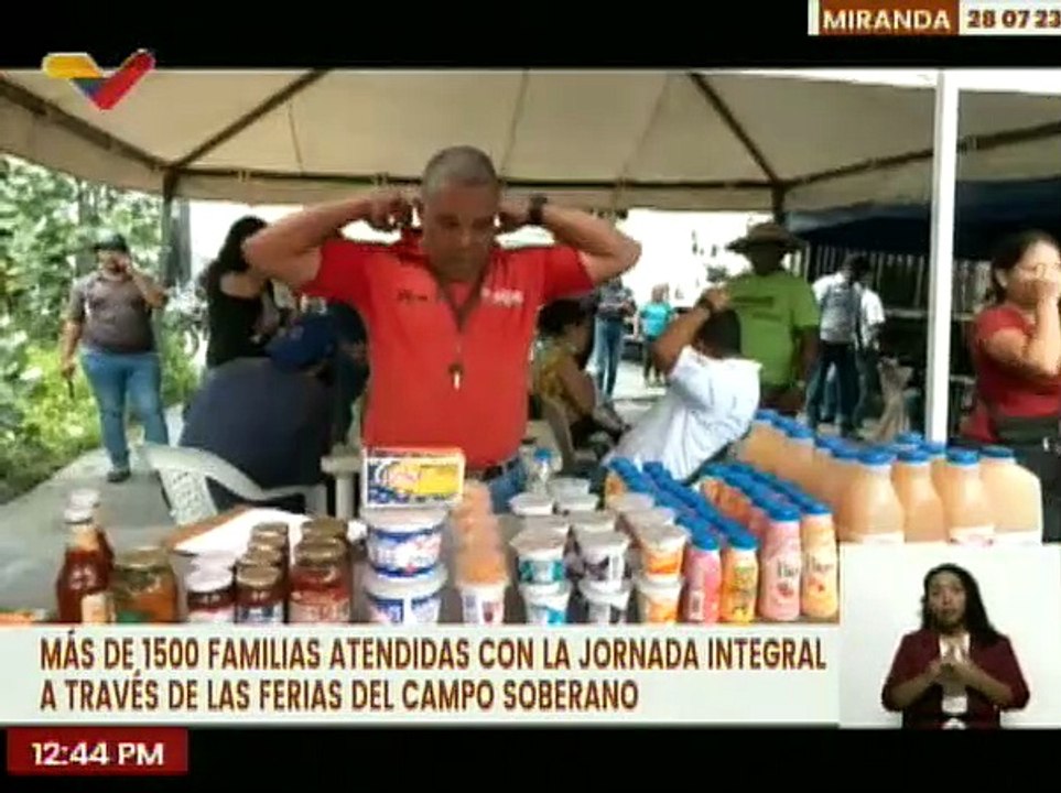 Más de 7 toneladas de proteínas fueron distribuidas en el municipio Plaza del estado Miranda