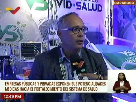 Carabobo | Empresas públicas y privadas exhiben sus potencialidades médicas al sistema de salud