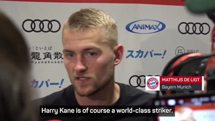 Video herunterladen: Bayern star De Ligt opens up on 'world-class' Harry Kane