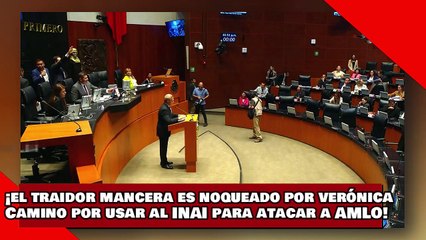 ¡VEAN! ¡El traidor Mancera es despedazado por Verónica Camino por usar al INAI para atacar a AMLO!