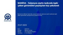 Manisa'da Salamura Zeytin Tankında Tepki Çeken Görüntüleri Paylaşılan Kişi Gözaltına Alındı!