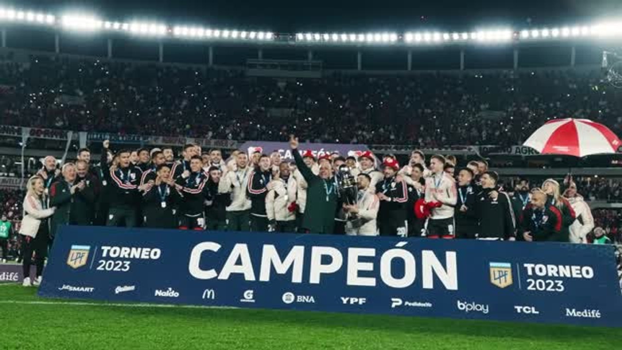 Argentine - River Plate célèbre son titre devant 87 000 fans