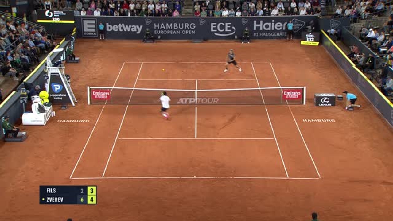Hambourg - Malgré 2 balles de match sauvées, Fils s’incline contre Zverev