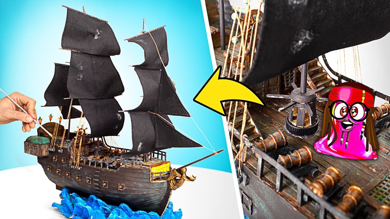 Fabriquons Le Bateau Du Capitaine Jack Sparrow En Carton !