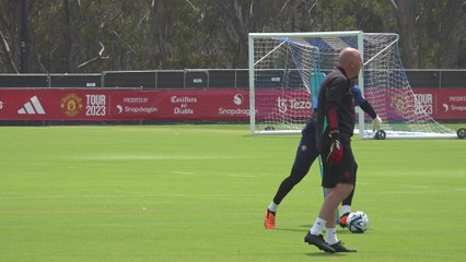 Man Utd pre-season training ahead of friendly v Dortmund