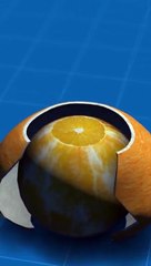 Voici La Façon La Moins Salissante D'éplucher Une Orange #short