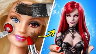 Comment devenir un VAMPIRE ! Le maquillage extrême de Barbie ! De Barbie à Vampire par LALAL'R