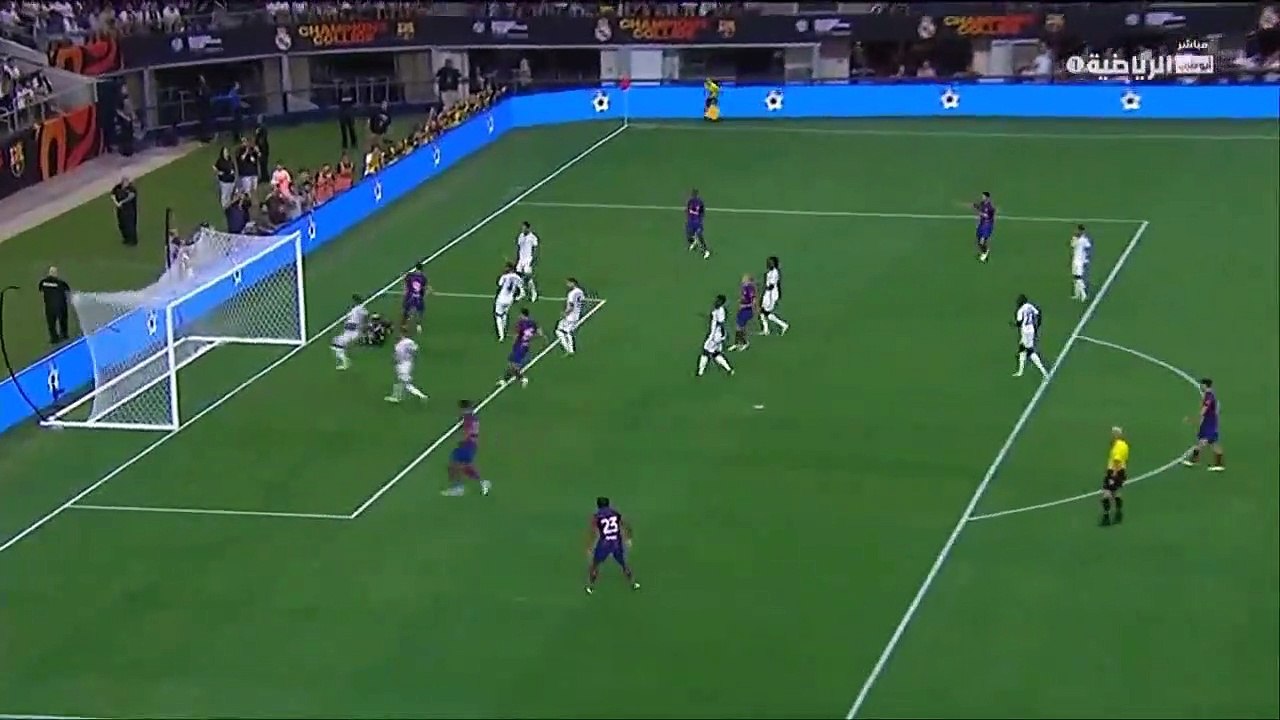 اهداف مباراة برشلونة وريال مدريد 3 0 مباراة ودية