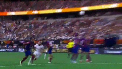 ملخص مباراة برشلونة وريال مدريد 3 0 مباراة ودية