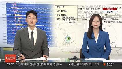 Télécharger la video: 전북 장수 지진 담장균열 등 피해 4건…인명피해 없어