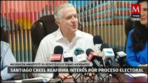 Santiago Creel reafirma su interés por encabezar los trabajos de cara al próximo proceso electoral