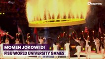Momen Jokowi dan Iriana Berikan Dukungan ke Kontingen Chengdu 2021 FISU World University Games