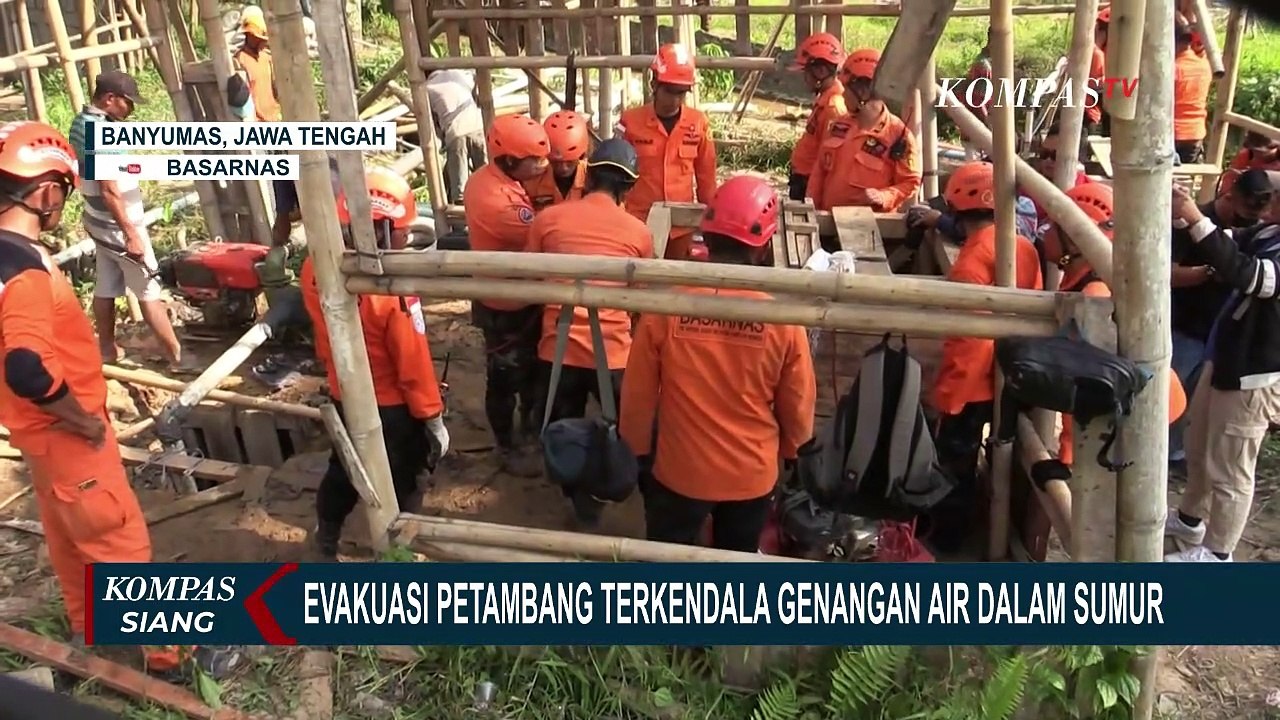 Hari ke-5 Evakuasi 8 Penambang Terjebak: Tim SAR Fokus Keringkan Air di Sumur Galian