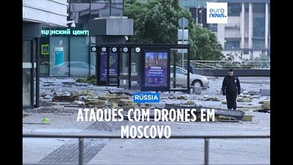 Ataques com drones em Moscovo