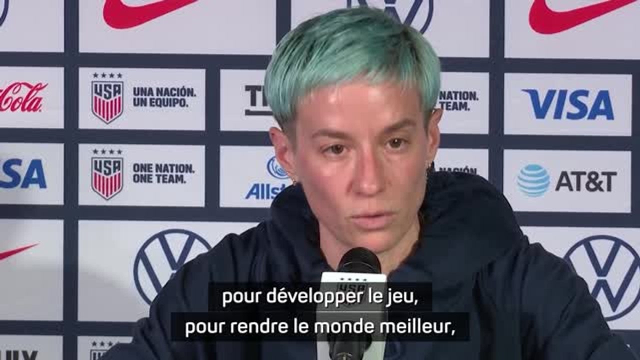 États-Unis - Rapinoe : "J'ai toujours essayé de rendre le monde meilleur"