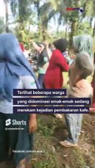 Emak-emak di Riau Bakar Kafe Remang-remang, Ini Pemicunya