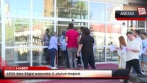 KPSS Alan Bilgisi sınavında 3. oturum başladı