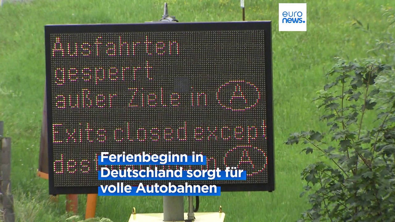 Reise in den Süden: Ferienbeginn sorgt für volle Straßen