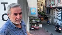 Un touriste français est tombé du 3ème étage à Taksim... Ces moments sont filmés